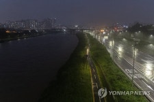 서울 동부간선도로 진입로 전면 통제…중랑천 수위 상승 | 연합뉴스