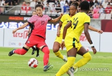 최유리 결승골…여자 축구대표팀, 자메이카와 평가전 1-0 승리 | 연합뉴스