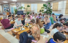 순두부·막국수 좋아요 한국문화 체험 즐거운 세계합창단 | 연합뉴스