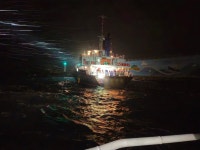 제주 성산항서 1천581t급 화물선 방파제와 충돌…인명피해 없어 | 연합뉴스