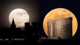 3년 만에 찾아온 슈퍼 블러드문…세계 곳곳 진풍경 | 연합뉴스