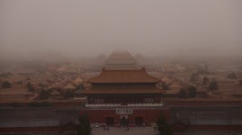 황사 불어닥친 베이징 미세먼지 농도 30배 초과 | 연합뉴스