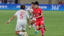 지소연 골…여자축구, 첫 경기서 미얀마 3-0 완파 | 연합뉴스