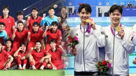 [뉴스초점] 수영 황금세대 중국 독주 막았다…축구 16강 대진 완성 | 연합뉴스