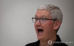 애플 팀 쿡 CEO AI 잠재력 커…신중하게 제품에 접목 | 연합뉴스