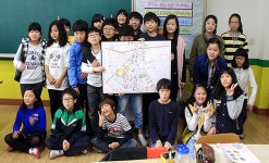 울산 온산초교 학교주변 안전지도 만들었어요 | 연합뉴스