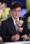 토론회 녹화 준비하는 박원석 후보 | 연합뉴스