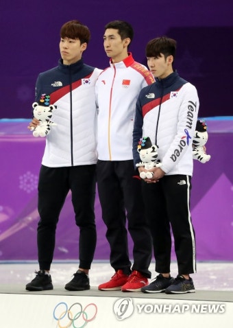 [올림픽] 황대헌-임효준, 쇼트트랙 남자 500m 동반 메달 | 연합뉴스