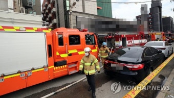 광주 모텔서 화재 | 연합뉴스