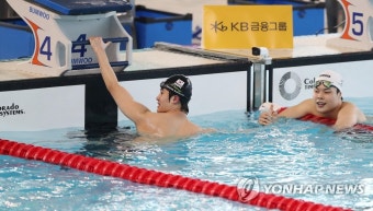 황선우, 자유형 200ｍ서도 1위…이주호는 배영 100ｍ 한국신기록(종합) | 연합뉴스