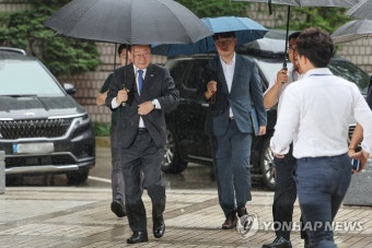 법정 향하는 이재명 대표 | 연합뉴스