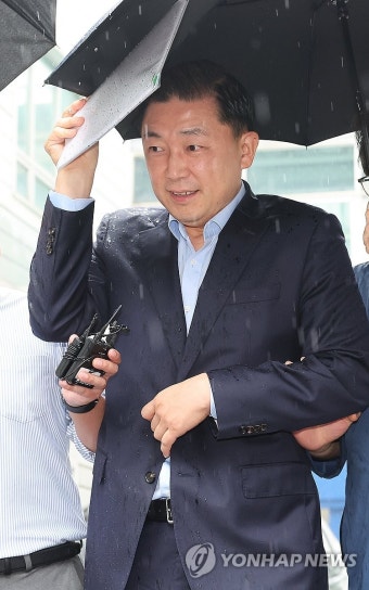 영장실질심사 출석하는 위니아전자 대표 | 연합뉴스