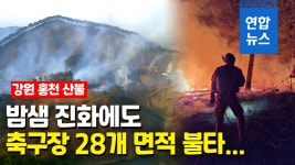 [영상] 천안 해태제과 공장 큰 불…10시간만에 진화 | 연합뉴스