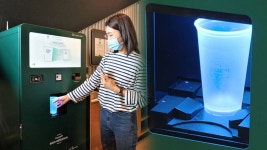 일회용컵 없는 청정 제주…인공지능 무인반납기 활용 | 연합뉴스