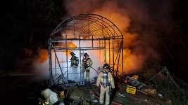 울산 울주군 비닐하우스 농막 화재…60대 1명 사망 | 연합뉴스