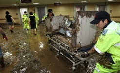 <환자들 어쩌나..폭우피해 재활병원 발 동동> | 연합뉴스