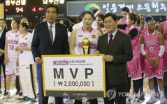 MVP 강아정 | 연합뉴스