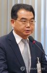 답변하는 김성우 홍보수석 | 연합뉴스