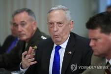 매티스 北비핵화, 길고 어려운 길이지만 올바른 트랙 가는중 | 연합뉴스