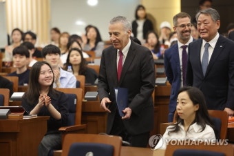입장하는 골드버그 주한 미 대사 | 연합뉴스