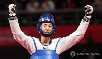 [아시안게임] 태권도 간판 장준, 남자 58급 금메달…전 경기 2-0 완승(종합2보) | 연합뉴스