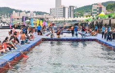 완도장보고수산물축제, 해양치유관 인기…3만7천명 다녀가 | 연합뉴스