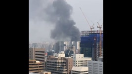 서울 중구 노후상가 화재…을지로 4가→3가 전면통제 | 연합뉴스