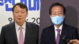 尹 당 없어져야 발언 후폭풍…洪 버르장머리 고쳐야 | 연합뉴스