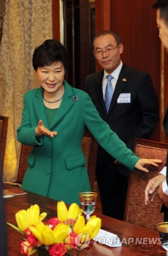 박 대통령, 쿠웨이트 동포대표 접견 | 연합뉴스