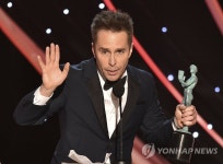 미국배우조합상 남우조연상의 샘 록웰 | 연합뉴스