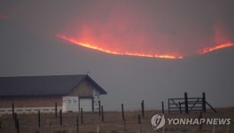 미 콜로라도주 농장 주변으로 번진 산불 | 연합뉴스