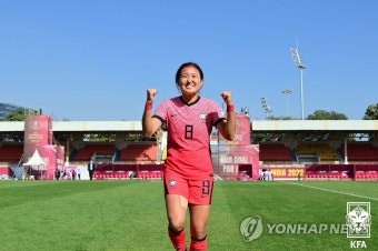 한국 여자축구, 사상 첫 아시안컵 결승 진출…필리핀에 2-0 완승 | 연합뉴스