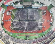 한여름 무더위 날릴 싸이의 흠뻑쇼, 주경기장 리모델링 전 마지막 대관행사 | 연합뉴스