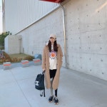 에이블리 뽀글이 롱 코트 (2color)