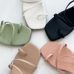 오프윤 [ 고퀄, 편안한착용감 ] 스트랩 뮬 샌들 5color