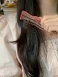 뮤르헤어 | 오브앤베리 뮤르 고급 셀룰로오스 웨이브 자개 패턴 헤어빗 머리빗 (4 color)