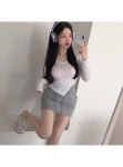 멜팅블루 [골반볼륨/비교불가핏]톰슨 쭈리 카고 포켓 트레이닝 미니 스커트(아이/와인/코코아/카키/그레이/블랙)