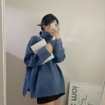 몽그라미 [5col/여리핏보장~] 목폴라 루즈핏 트임 언발 롱 니트