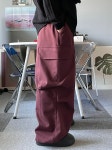 클로원 (누적1000장)(3COLOR) 와이드포켓 카고팬츠 (벌룬팬츠,카고바지, 와이드팬츠)