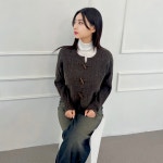 엠버쥬쥬 f/w아방핏 떡볶이 스웨터 가디건 3col/도톰 고퀄리티