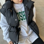 다루이 스트링 조끼 패딩