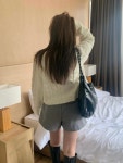 라모드앤제이 아모르 울반바지 숏팬츠 핀턱 기모반바지 울쇼츠 - 3color