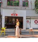 에이블리 레이온 린넨 롱 플레어 스커트