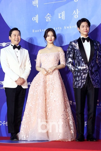 bnt포토 신동엽수지박보검 백상 예술대상 MC 맡았어요 | 한국경제TV bnt포토 신동엽수지박보검 백상 예술대상 MC 맡았어요