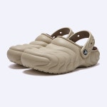 크록스 CROCS 클래식 라인드 오버퍼프 클로그 베이지 , 210059-0LJ [CROCS] 클래식 라인드 오버퍼프 클로그 베이지 / 210059-0LJ