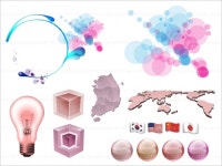 부드러운 그래픽하모니_001 굿피티(파워포인트>디자인 템플릿>비즈니스>그래픽) - 예스폼 쇼핑몰