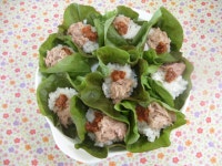 입맛 없을 때...간단히 참치 상추쌈!! 어떠세요??