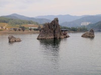 (충북 단양) 풍광이 뛰어난 단양팔경 중 도담삼봉과 구담봉