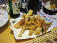 [경기도 안양시 동안구 관양동/평촌역] 오징어나라 (평촌점) - 오징어회 , 서비스 오징어튀김