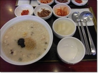 명일역맛집 본죽에서 즐기는 전복죽 , 버섯굴죽